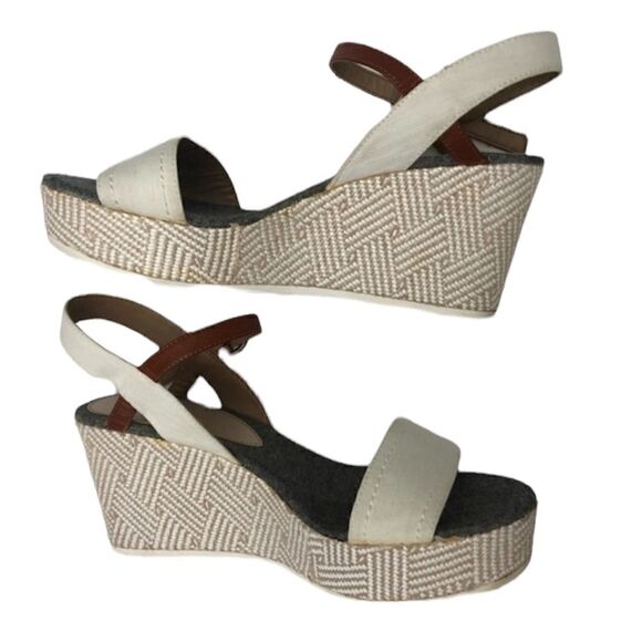 Wedge Sexy Peep Toe Platform Buckle Sandals Sz 9 - Picture 3 of 8